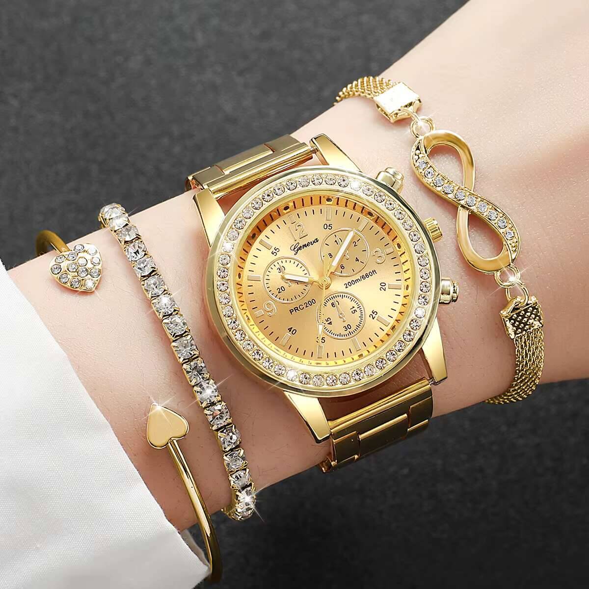 Luxury Watch Kit - Ensemble de 4 montres de luxe