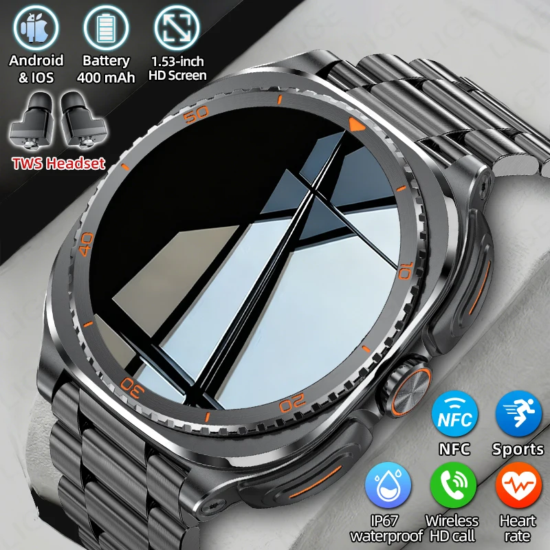 Luxury Watch Hd - Nouveau 2026 TWS 2-en-1 casque sans