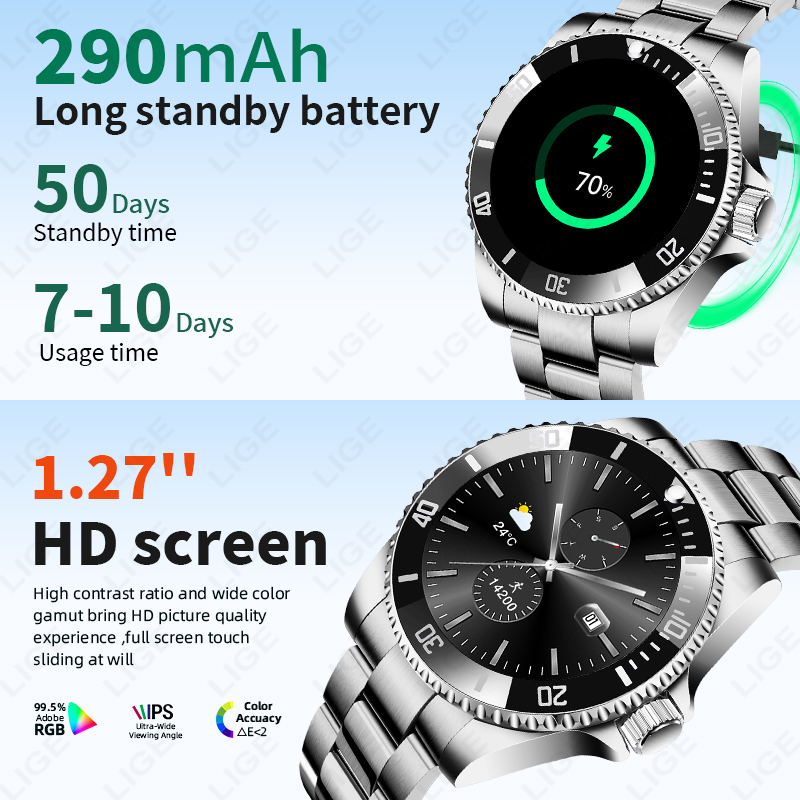 Montre connectée LIGE, montre  - Luxury Watch Hd avis et prix
