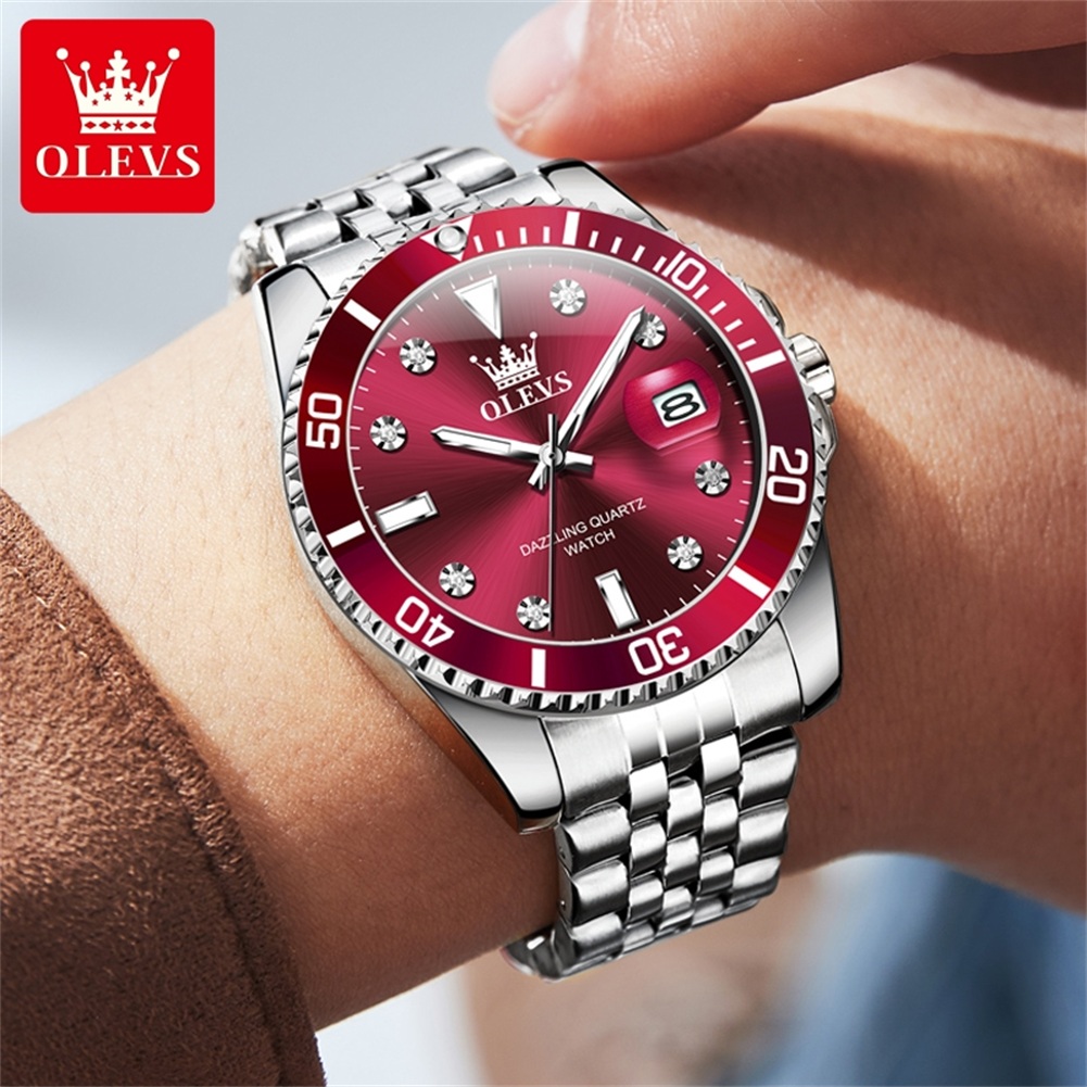 OLEVS 9809 hommes montre origi - Luxury Watch Hd avis et prix