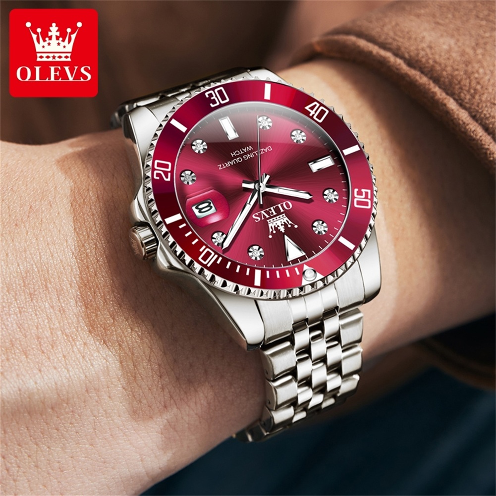 OLEVS 9809 hommes montre origi - Luxury Watch Hd avis et prix