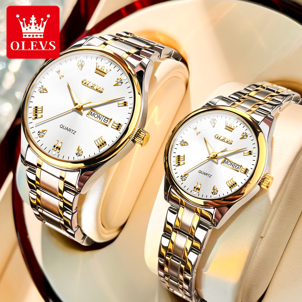 OLEVS 5563 Couple montres de l - Luxury Watch Kit avis et prix