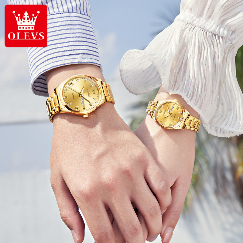 OLEVS 5563 Couple montres de l - Luxury Watch Kit avis et prix